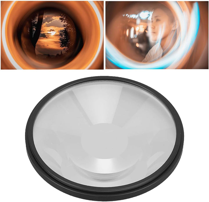 Swirl Halo Kameraobjektivfilter, Spezialeffektfilter aus Optischem Glas, Fotokameraobjektivzubehör,