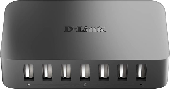 D-Link DUB-H7 7-Port USB 2.0 Hub (unterstützt Windows, Mac OS X, Linux) 7-in-1 (7x USB 2.0 Hub) USB