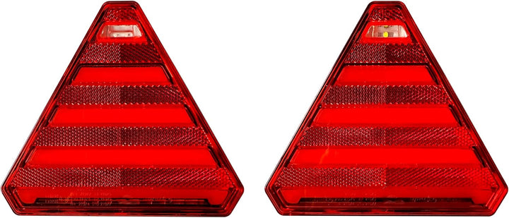 Anhängerbeleuchtung SET LED Rückleuchten Umrissleuchten Kennzeichenbeleuchtung Kabel 9,6m 13 polig f