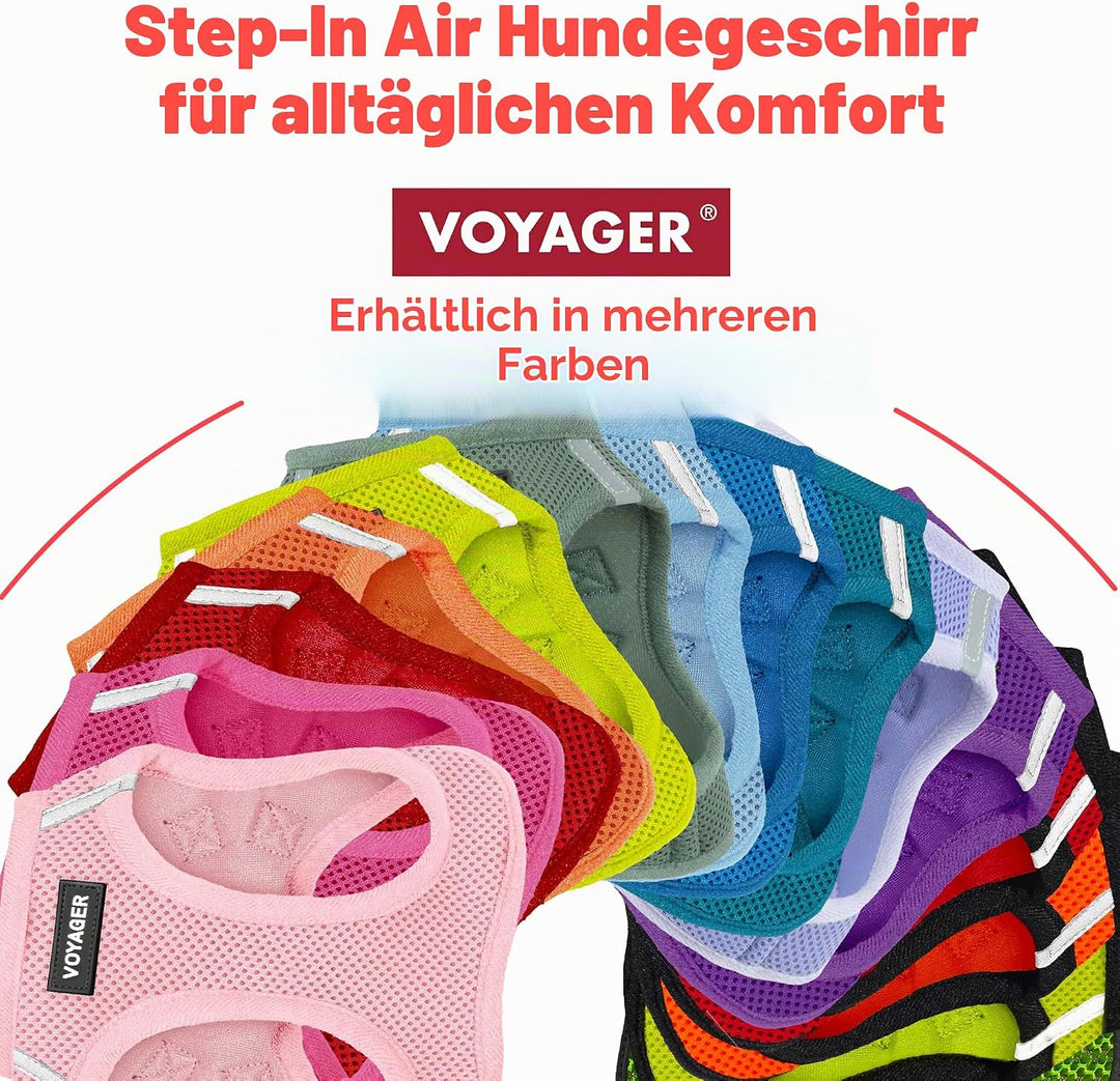 Voyager Step-In Air Hundegeschirr by Best Pet Supplies - All Weather Mesh Step in Vest Harness für k