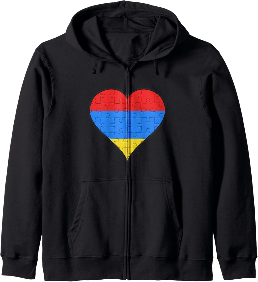 Armenien Armenische Flagge Herz Kapuzenjacke