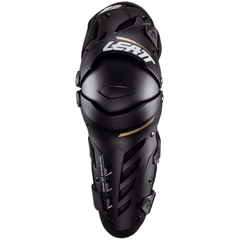 Leatt Dual Axis Protektoren für Knie und Schienbein L-XL Schwarz, L-XL Schwarz