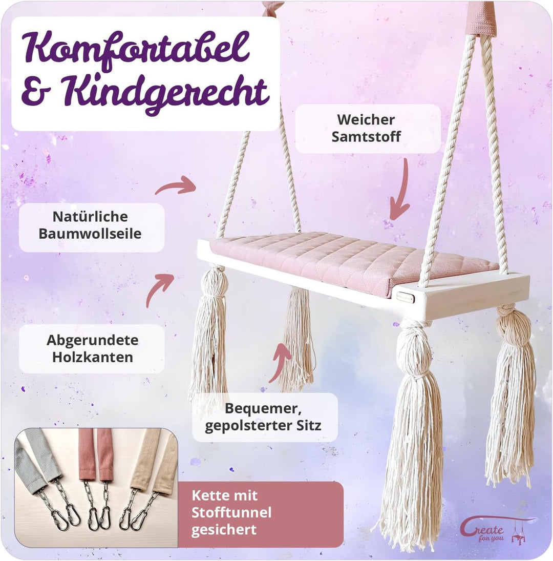 Baby Schaukel Indoor, Grosse Kinderschaukel Holz, Schaukel Baby, Babyschaukel Türrahmen, Holzschauke