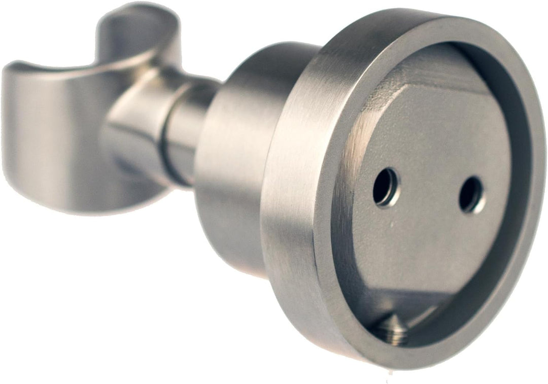 Massiver Edelstahl Brausehalter mit Kugelgelenk universal Modell KF -
