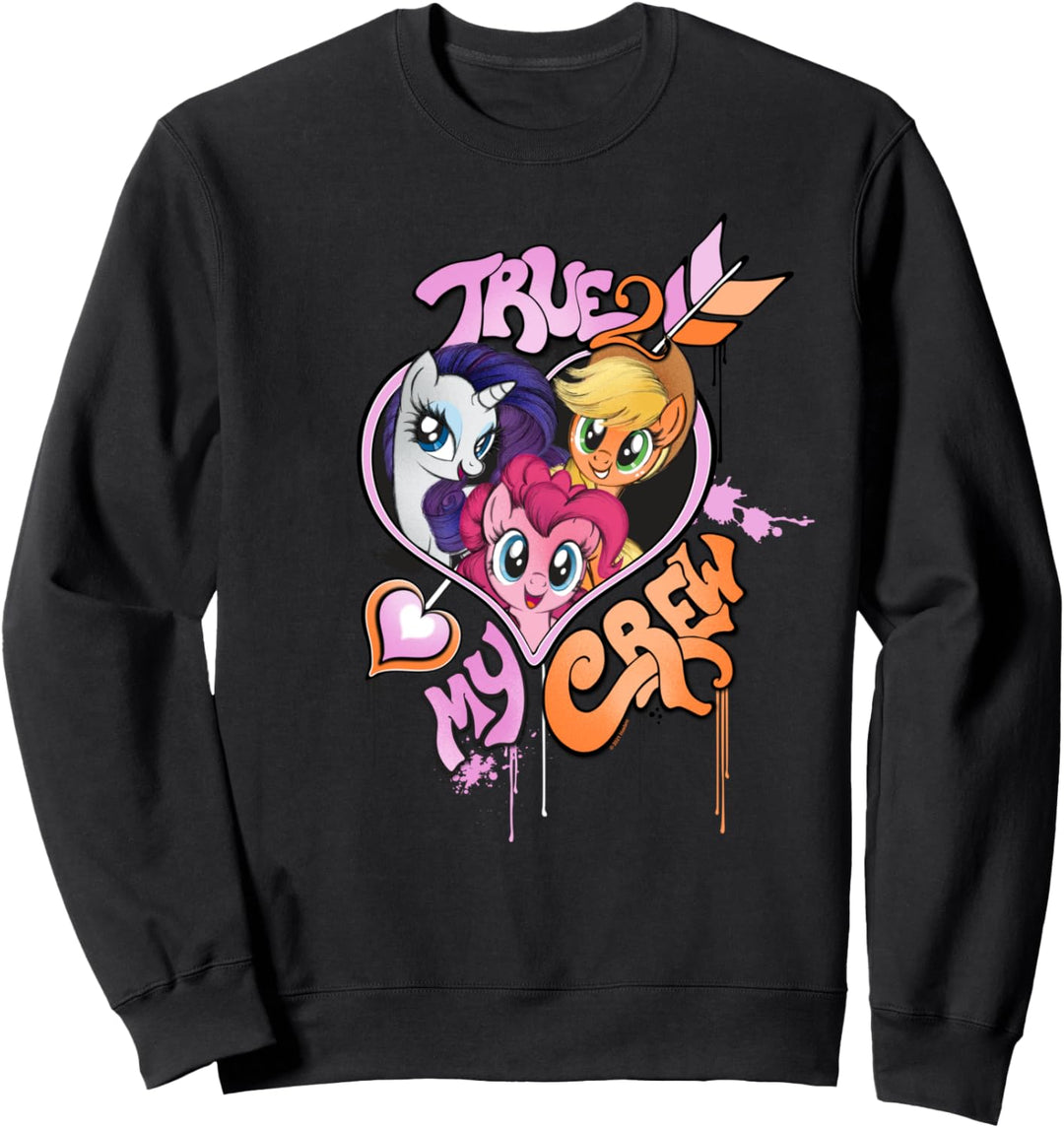 My Little Pony True Crew Rarity Pinkie Pie Applejack Sweatshirt