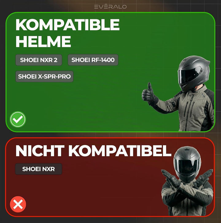 Pinlock kompatibel mit Visier Shoei Nxr 2 - Z8 - Xspr Pro - X15 - Cwr F2 – Antibeschlaglinse DKS304