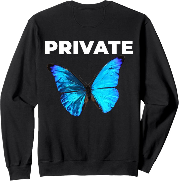 Private Butterfly Club Worldwide Europe Earth Travel Sweatshirt