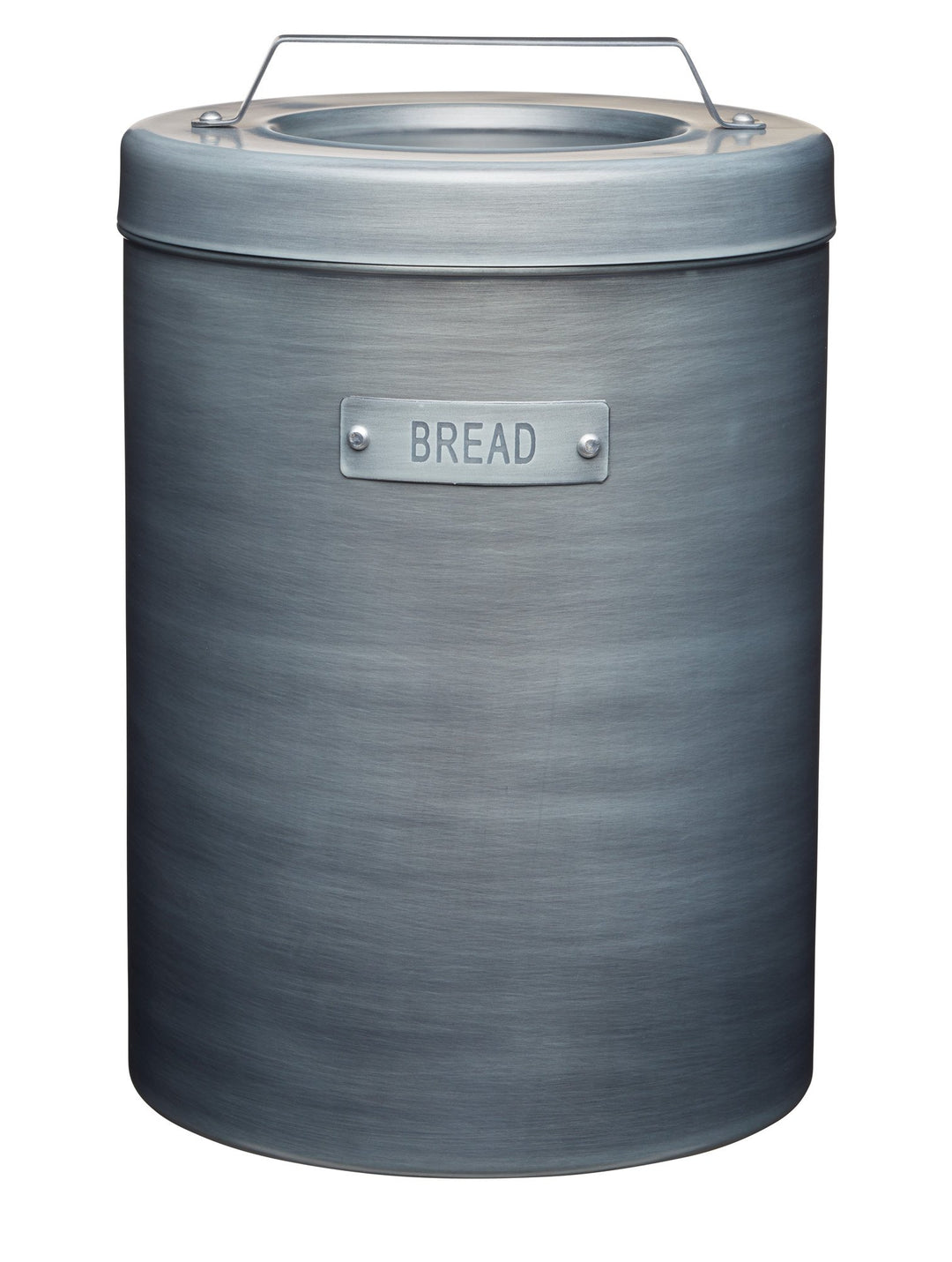 KitchenCraft Industrial Kitchen Brotdose, Metall, Brot und Brötchenbehälter, Luftdicht, Deckel mit G