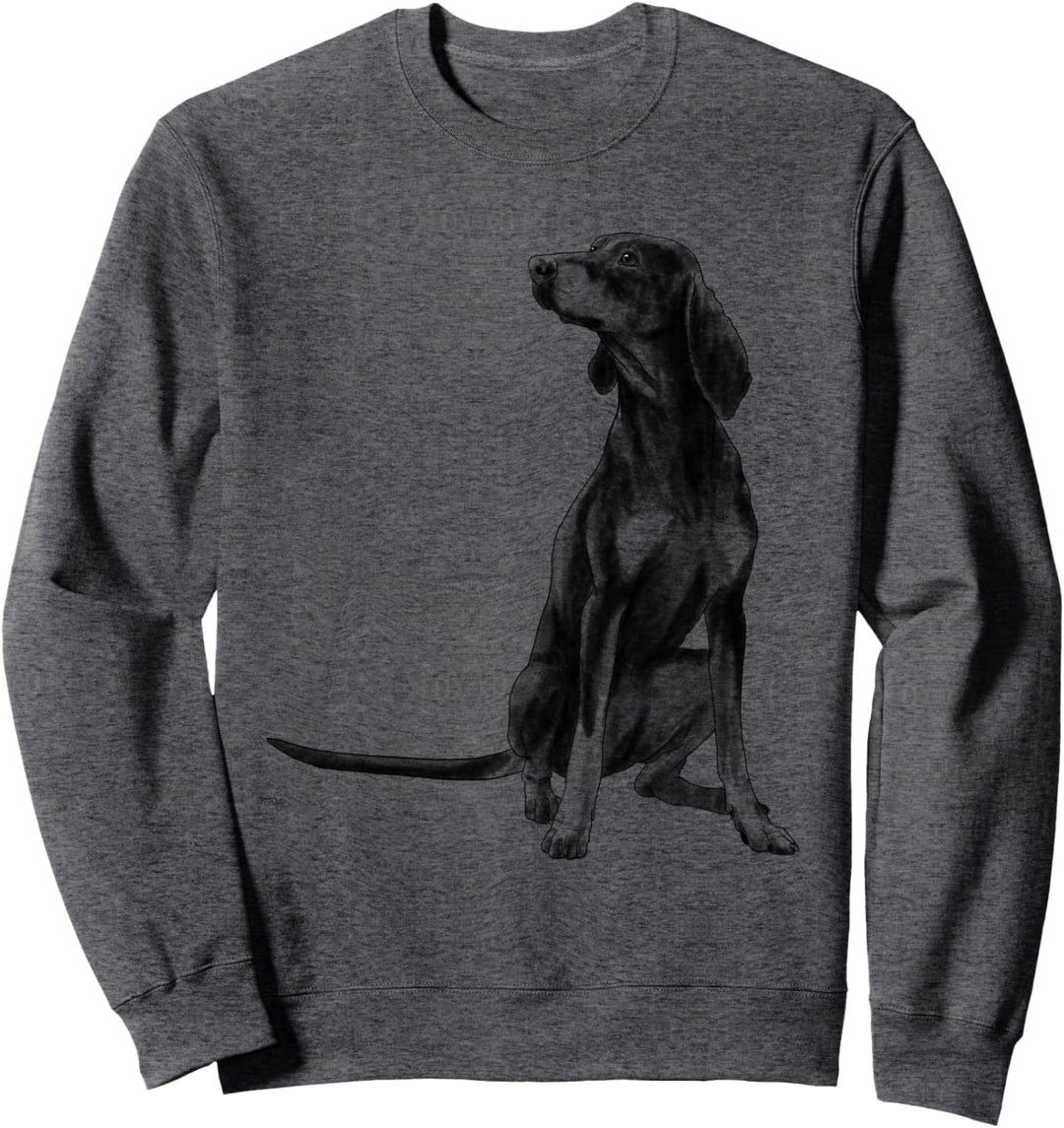 Sitzinder Hund Black and Tan Coonhound Sweatshirt
