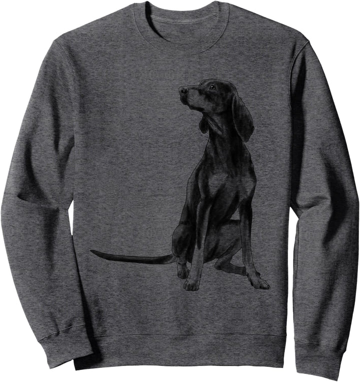 Sitzinder Hund Black and Tan Coonhound Sweatshirt
