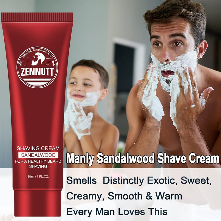 Reise-Rasiercreme-Set für Herren, Geschenkset, luxuriöse Rasierlotionen für enge Nassrasur, einzigar