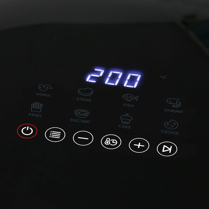 EMERIO Heissluftfritteuse mit 5L XL Volumen | für bis zu 4 Personen geeignet | neue Technologie: zwe