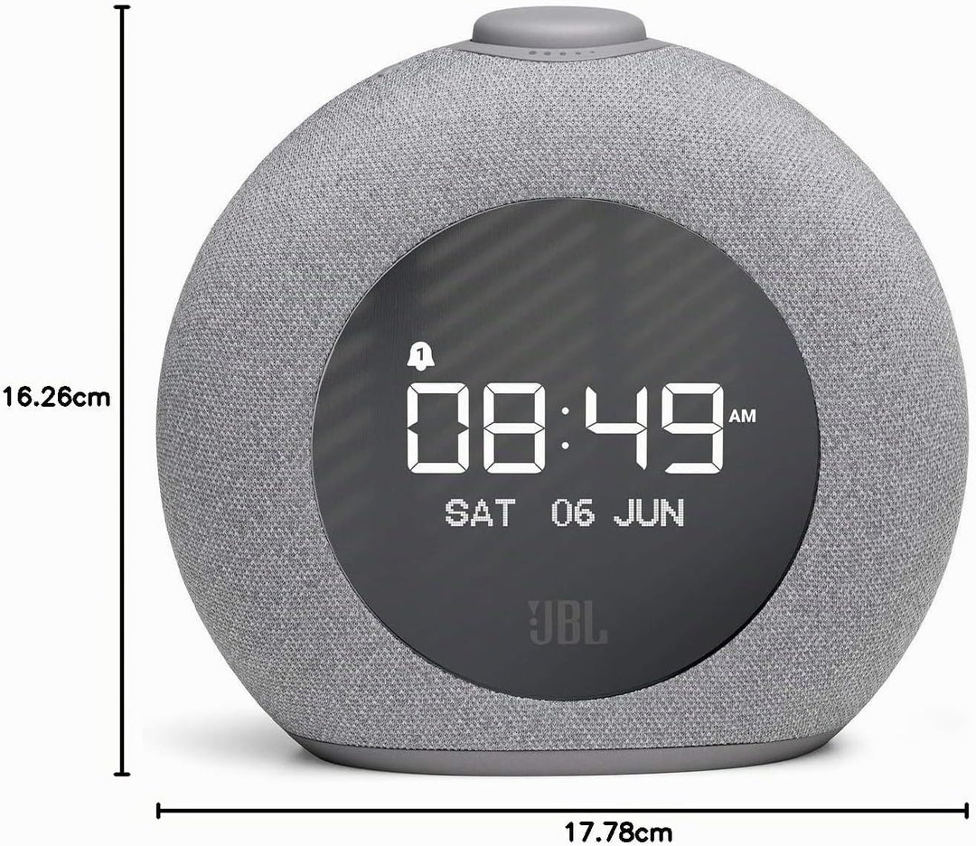 JBL Horizon 2 Bluetooth-Lautsprecher, mit FM-Radio und DAB, Grau