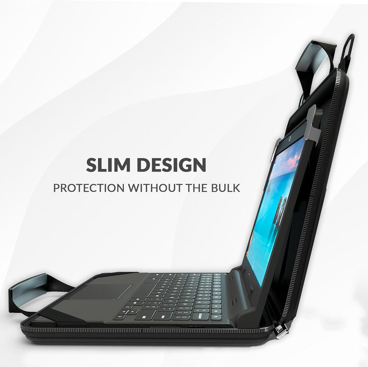 UZBL 33-35,6 cm (13-14 Zoll) Schutzhülle für Chromebook mit verstellbarem Schultergurt und Tragegrif