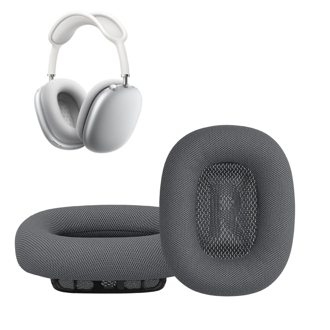kwmobile 2X Ohr Polster für Apple AirPods Max/AirPods Max 2 Ohrpolster - Ersatz Ohrpolster - Kopfhör