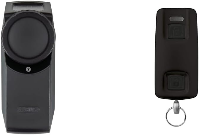 ABUS HomeTec Pro Bluetooth CFA3100 - Elektronisches Türschloss Schwarz + HomeTec Pro Bluetooth-Fernb