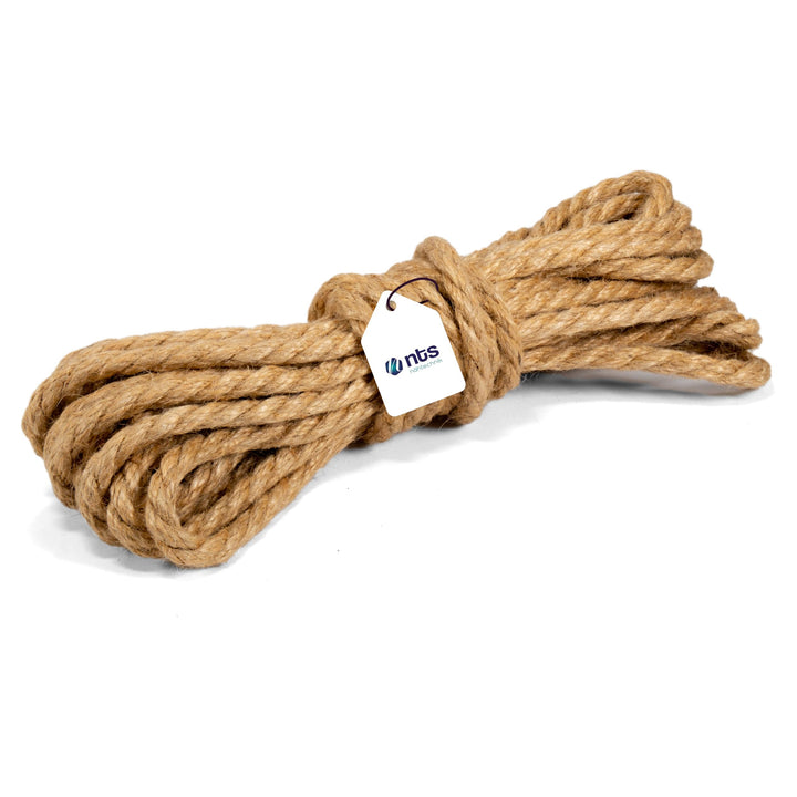 NTS-Nähtechnik Juteseil 10mm - 10m | Juteschnur Jutekordel | Diverse Grössen und Längen 10mm 10.0 Me