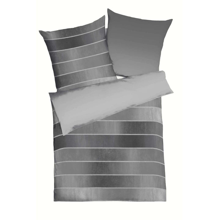 Kaeppel Biber Wendebettwäsche Timeless 200x200 cm + 2X 80x80 cm Zinn, 200x200 cm + 2x 80x80 cm Zinn