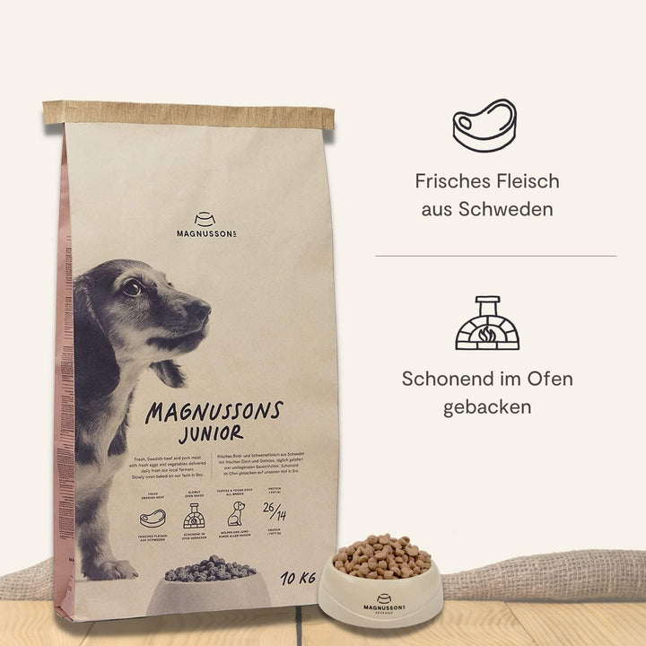 Magnusson Meat & Biscuit Junior, 1er Pack (1 x 10 kg Packung)
