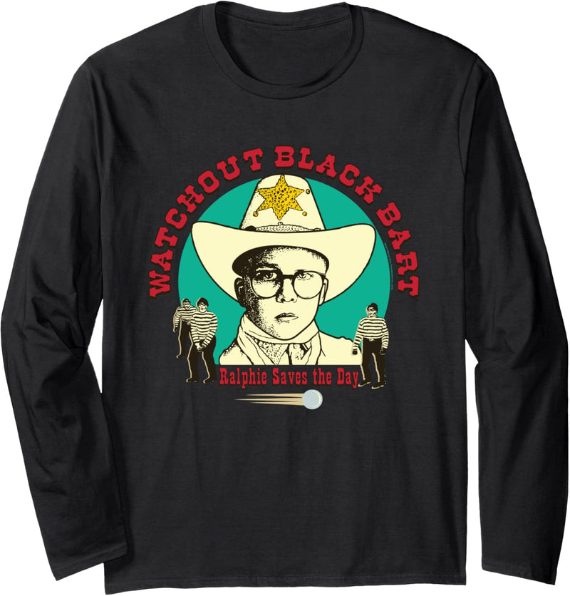 A Christmas Story Watchout Black Bart Weihnachten Langarmshirt