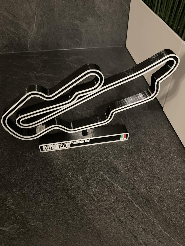 Mugello Rennbahn, 3D-Modellbau der Rennbahn, Auto-Dekoration