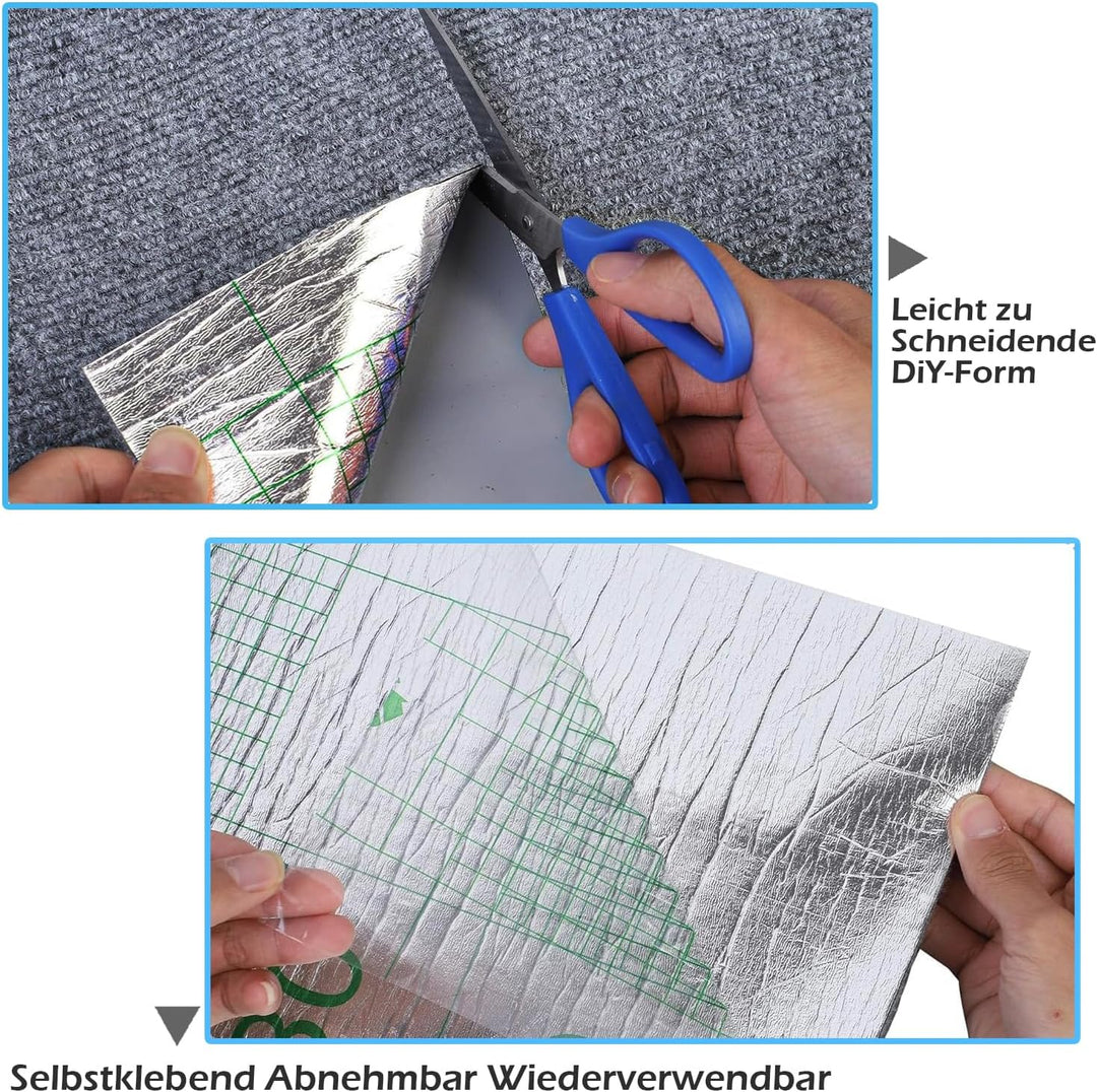 200cmx40cm Selbstklebend Kratzmatte, DIY Kratzbrett, Kratzschutz Sofa, Katzenkratzmatte, AntiKratz T