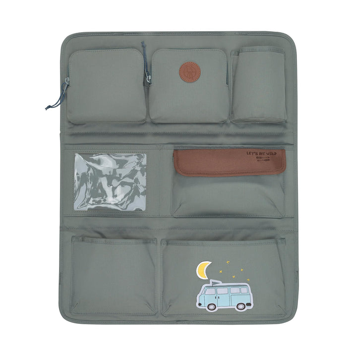 LÄSSIG Autoorganizer Autorücksitzorganizer Rücksitztasche für Auto zum Hängen zusammenklappbar 55 cm