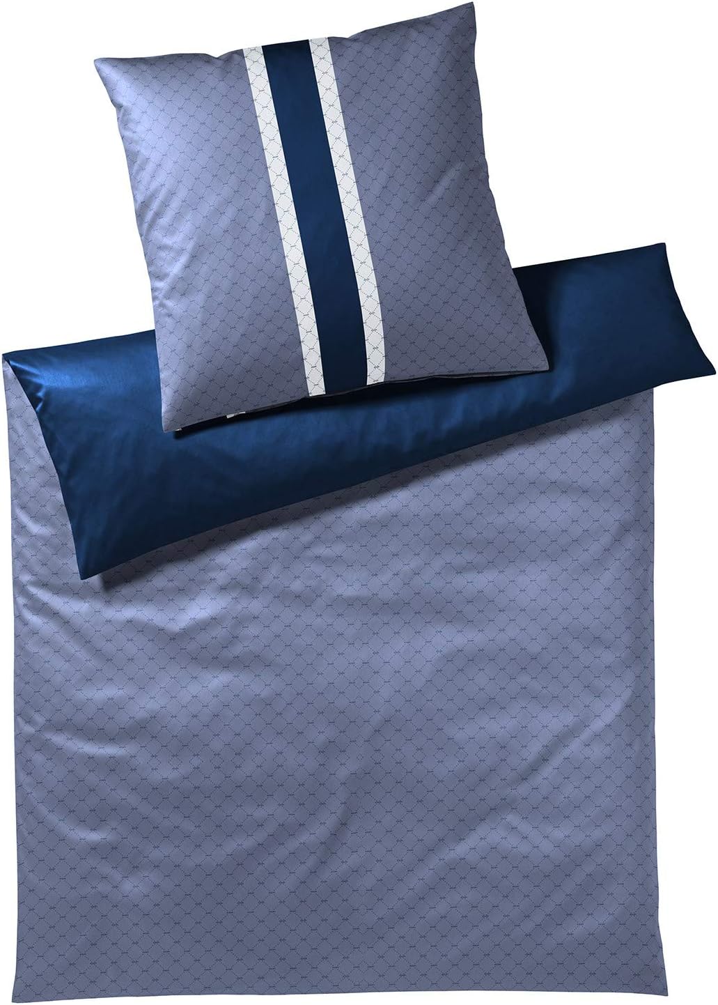 Joop! Bettwäsche Signature 4088 | 2 Deep Sea - 155 x 220 1 Bettbezug 155 x 220 cm + 1 Kissenbezug 80