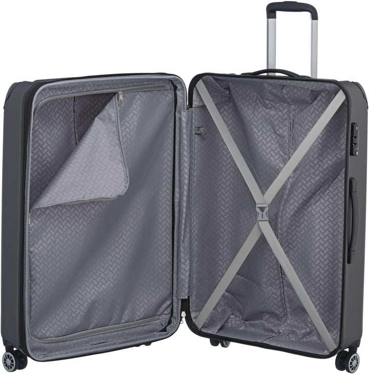 Travelite CITY Kofferset mit 4 Rollen Gr. L/M Anthrazit Koffer-Set (L/M), Anthrazit Koffer-Set (L/M)