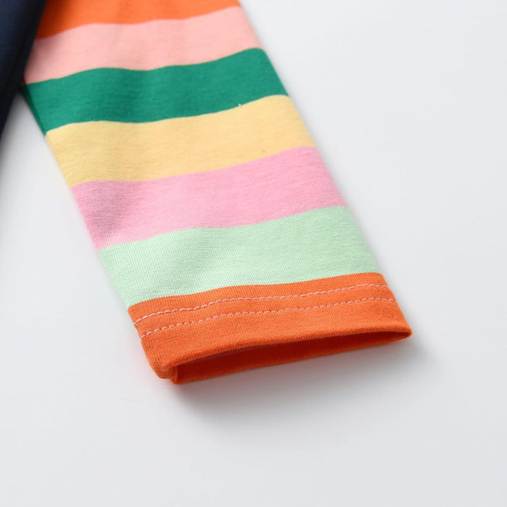 VIKITA Mädchen Kapuzenpullover Kleider Baumwolle Hoodie Herbst Winter Freizeit 2-8 Jahre 9-10 Jahre