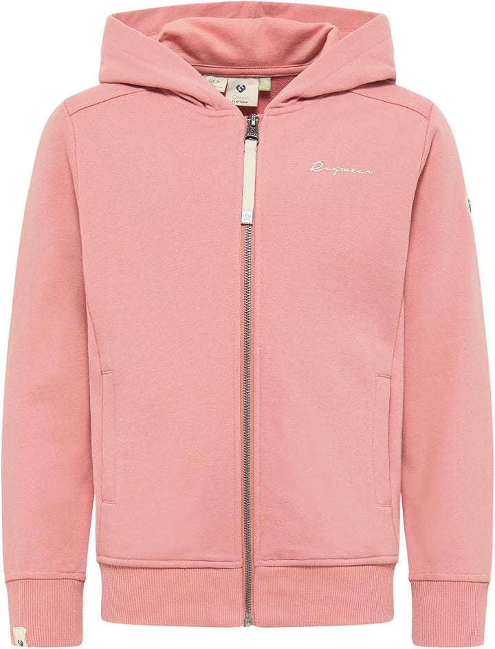 Ragwear Mädchen Sweatjacke oder Hose THEA ZIP ORGANIC Sweatshirt mit Kapuze und Reissverschluss Über