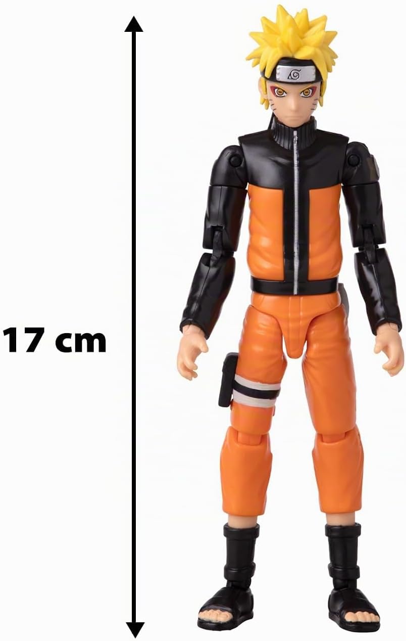 BANDAI - Anime Heroes - Naruto Uzumaki im Eremiten-Modus (Sage Mode) - Offizielle Lizenz Naruto Ship