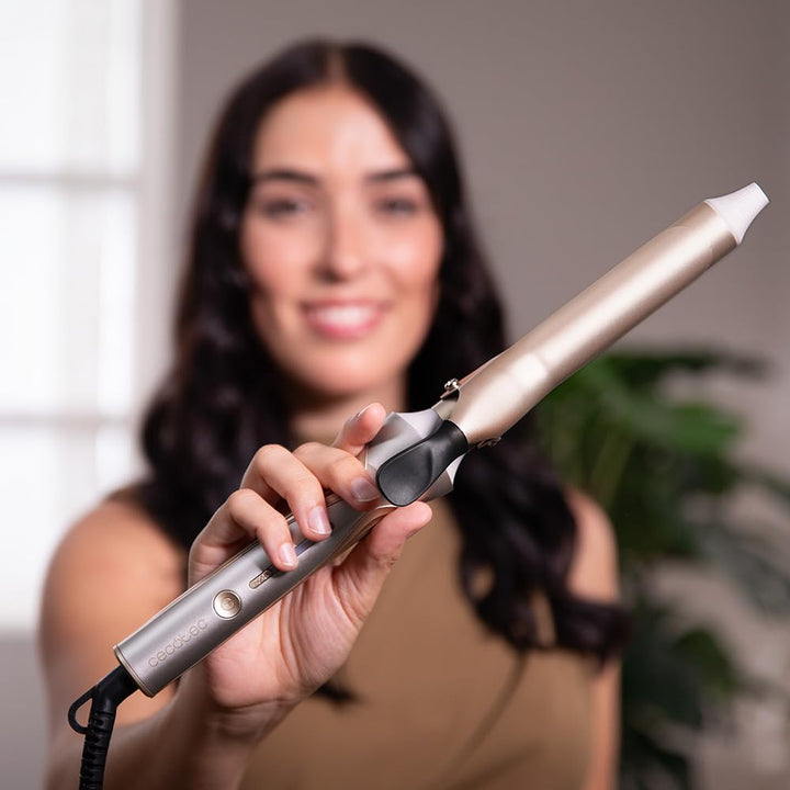 Cecotec SurfCare CurlClip Lockenstab, 25 mm, Keramikbeschichtung, Keratin und Arganöl, schnelles Auf