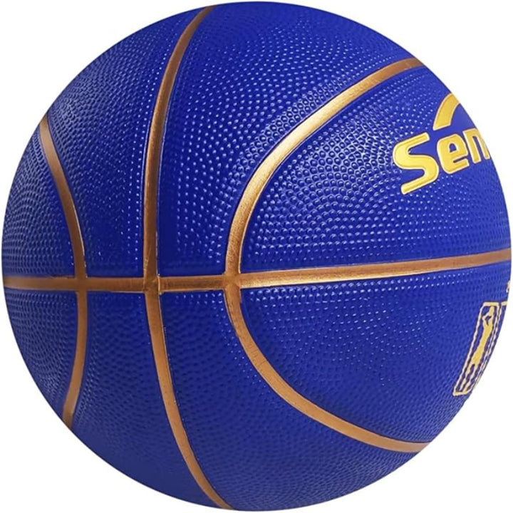 Senston Basketball Grösse 7, Baskettball mit Pumpe, Outdoor Basketbälle, Anti-Rutsch und Hervorragen