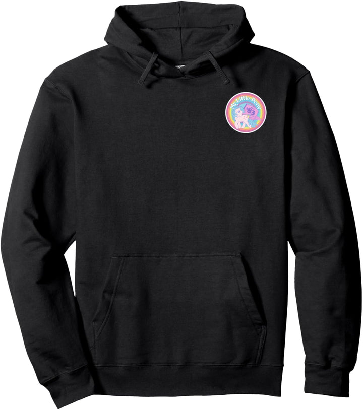 My Little Pony Tootsie Est. '83 Retro Rainbow Pocket Icon Pullover Hoodie