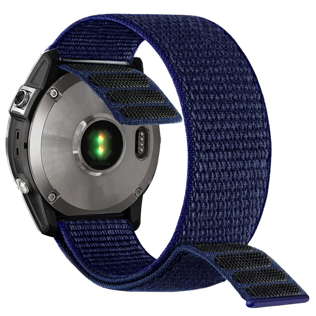 YOOSIDE 22mm Loop Nylon Armband für Garmin EPIX Pro 47mm / Fenix 6 / Fenix 5 / Fenix 7, Ultraleichte
