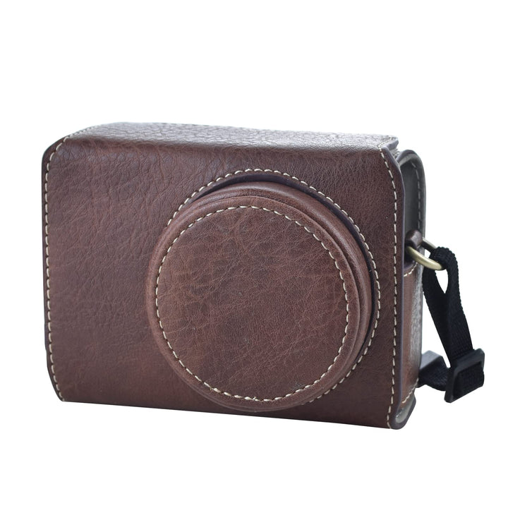 Rieibi Ricoh GR III/GR IIIx Tasche – Vintage PU Leder Kameratasche für Ricoh GR IIIx GR III GRIII GR