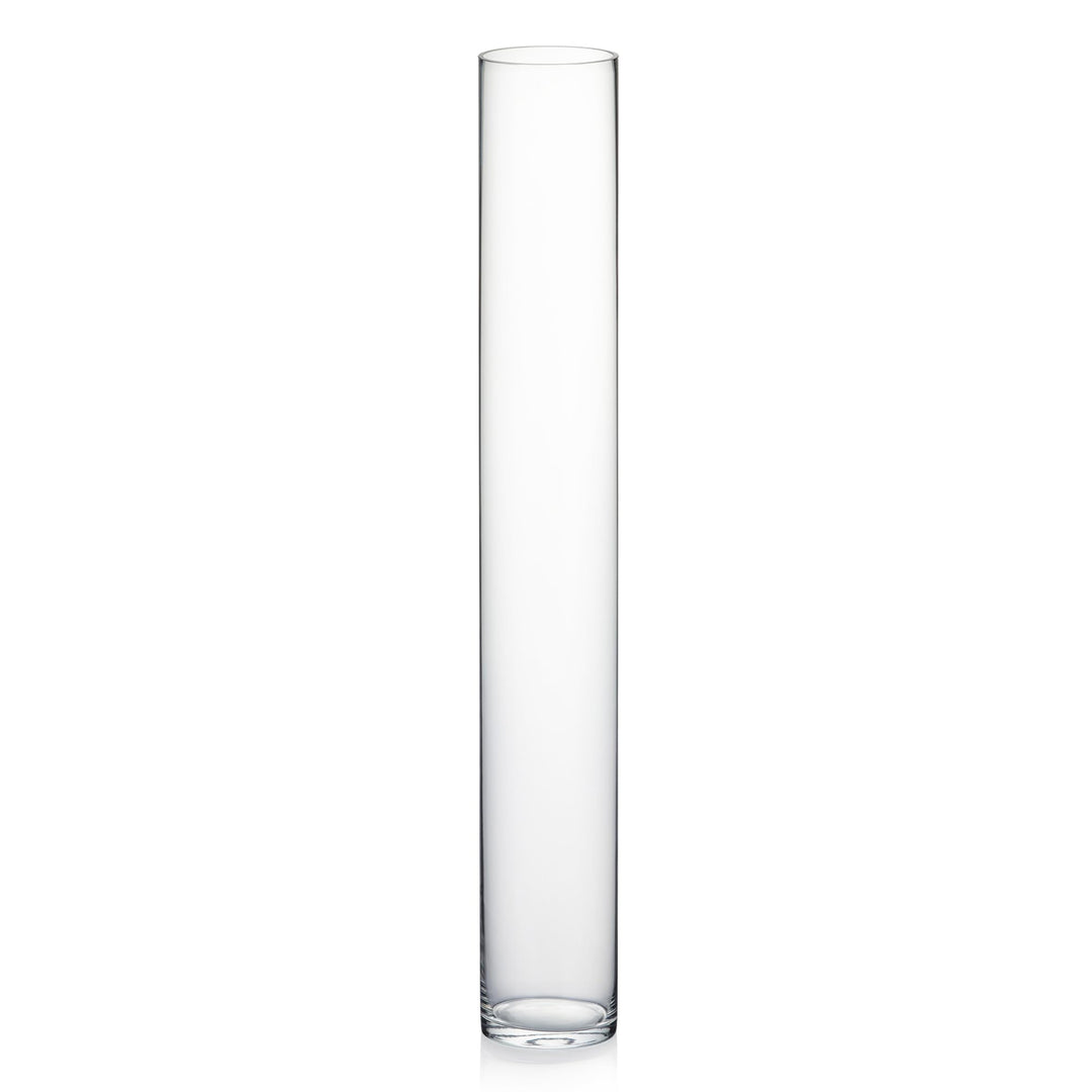 WGV Vase, zylinderförmig, 71 cm, transparent 4" X 28" Durchsichtig, 4" X 28" Durchsichtig