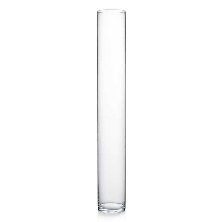 WGV Vase, zylinderförmig, 71 cm, transparent 4" X 28" Durchsichtig, 4" X 28" Durchsichtig