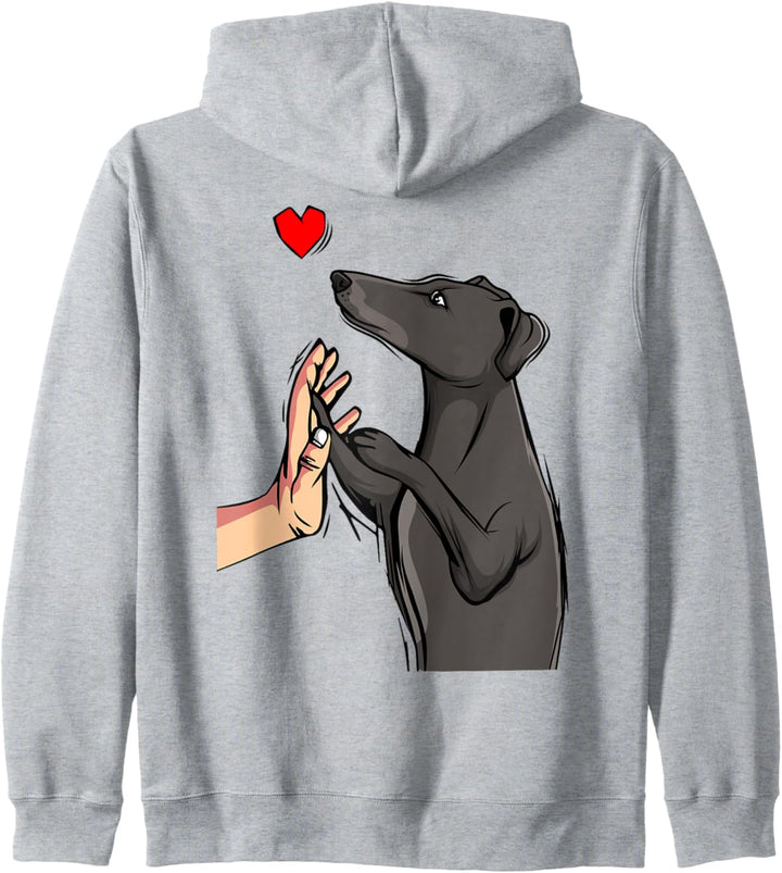Windhund Greyhound Hunde Damen Kapuzenjacke