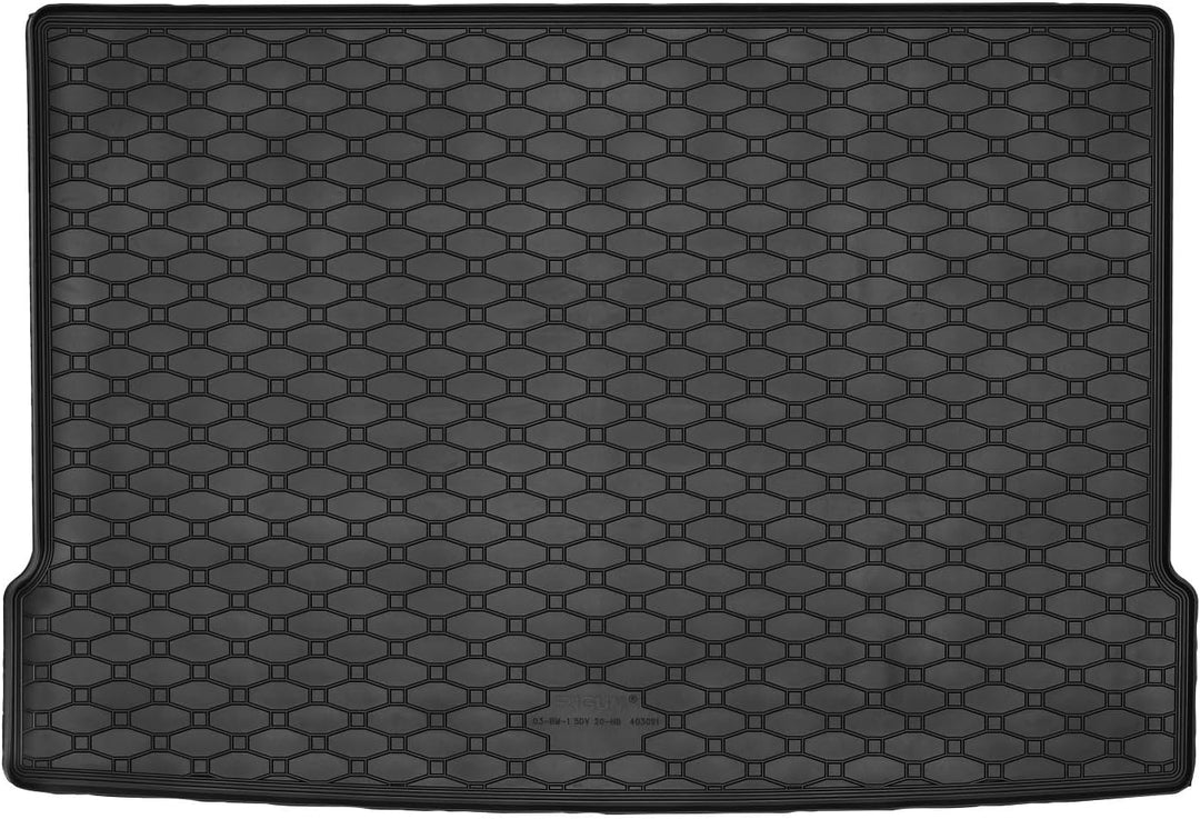 AZUGA Gummi Kofferraummatte mit erhöhtem Rand passend für BMW 1er (F40) ab 9/2019-2024/1er (F70) ab