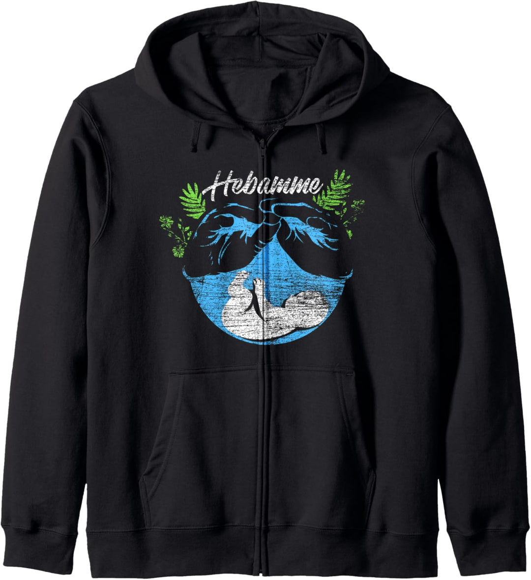 Hebamme Beleghebamme Geschenk Kapuzenjacke