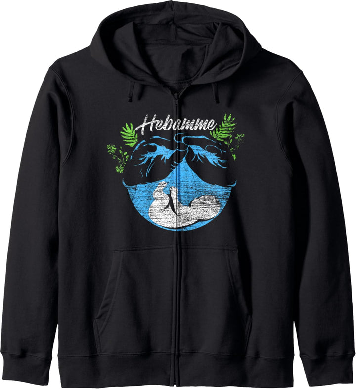 Hebamme Beleghebamme Geschenk Kapuzenjacke