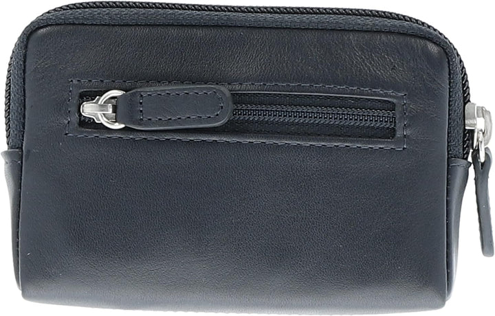 Picard Damen Schlüsseletui Bingo 8976 aus Rindsleder mit Reissverschluss in der Farbe Ozean, 11x7x3c