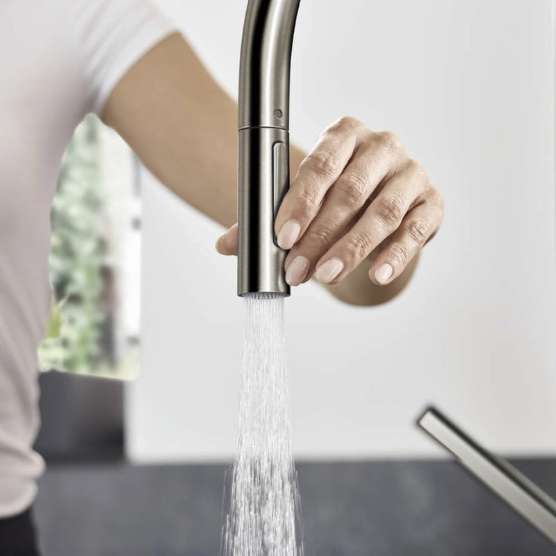 hansgrohe Küchenarmatur Talis M54 (Wasserhahn Küche mit Schlauchbox, 360° schwenkbar, ausziehbare Br