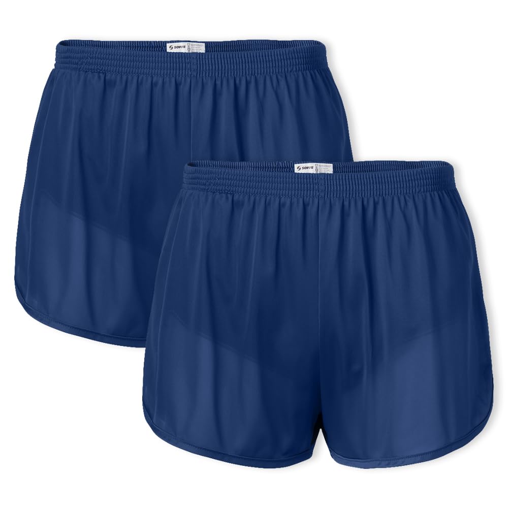 SOFFE Herren Authentische Ranger-höschen Shorts M Marineblau, 2 Stück, M Marineblau, 2 Stück