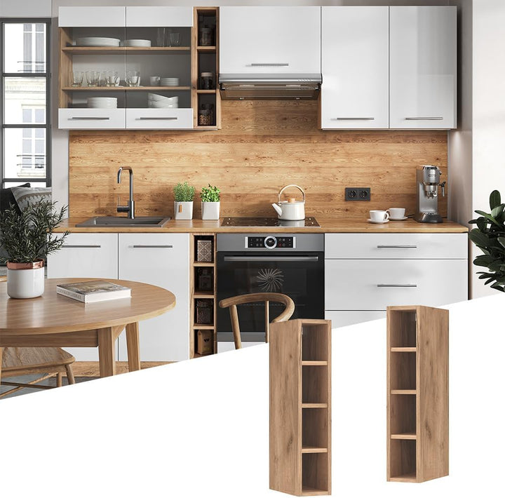 Vicco Hängeschrank Fame-Line, Goldkraft Eiche/Goldkraft Eiche, 15 cm Regalhängeschrank 15 cm Goldkra