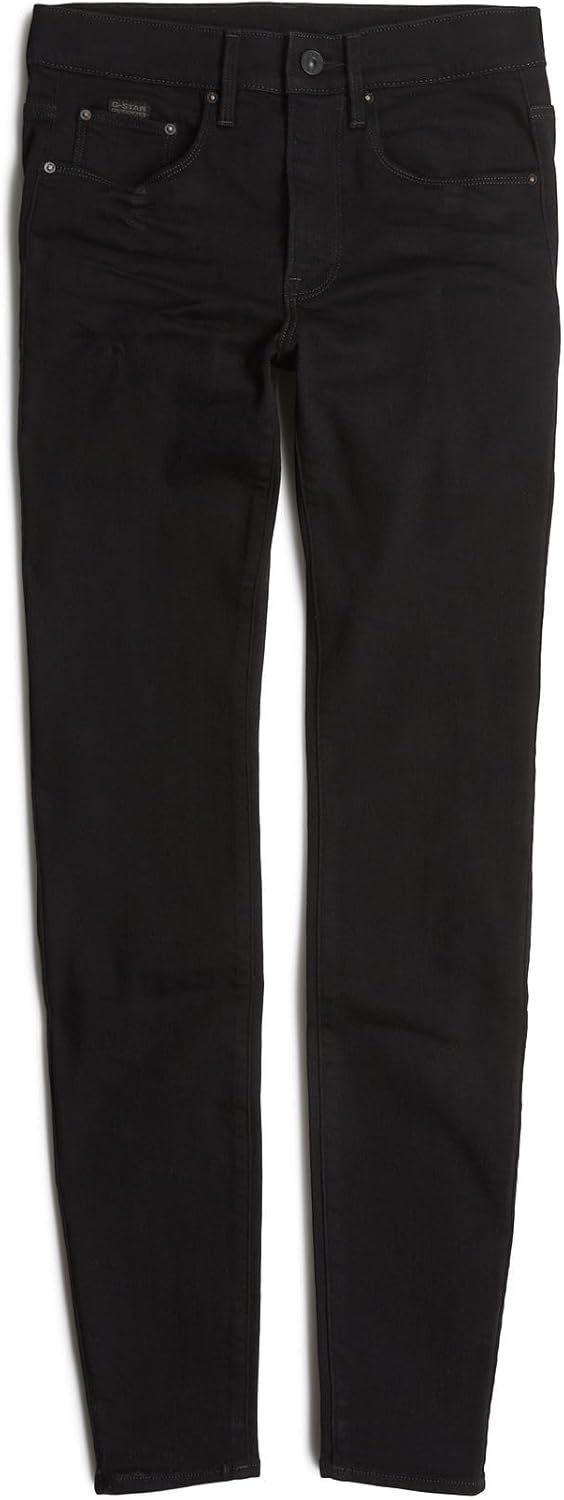 G-STAR RAW Damen 3301 Contour Sk Jeans 23W / 28L Schwarz (Pitch Black D05175-b964-a810), 23W / 28L S