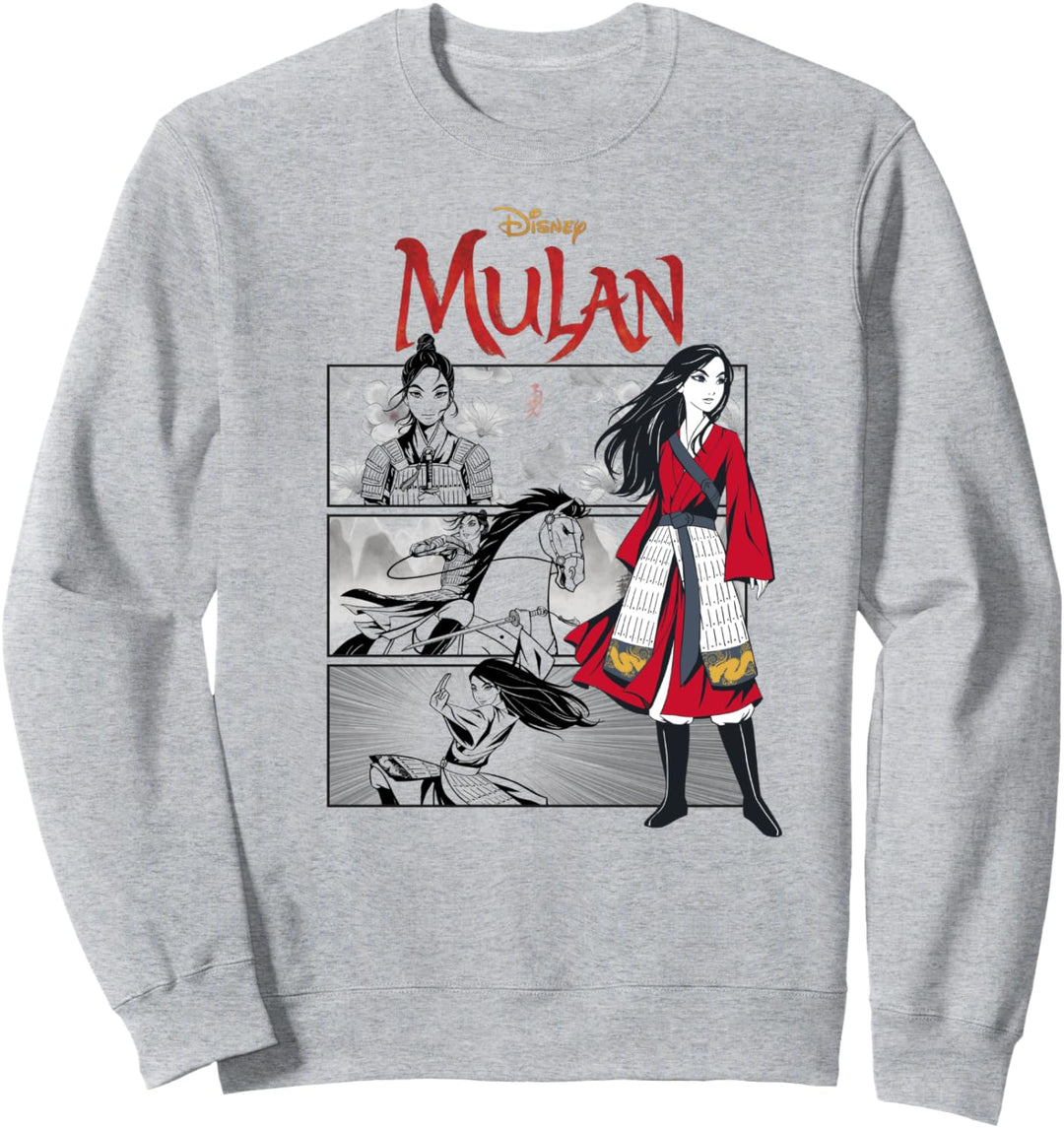 Disney Mulan Live Action Comic Panels Sweatshirt