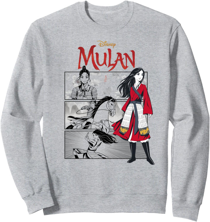 Disney Mulan Live Action Comic Panels Sweatshirt